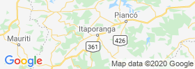 Itaporanga map