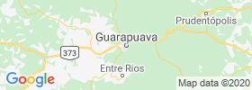 Guarapuava map