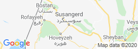 Susangerd map