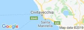 Civitavecchia map