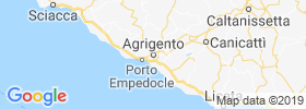 Agrigento map