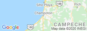 Champoton map