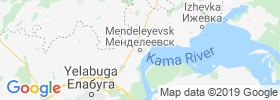 Mendeleyevsk map