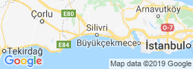 Silivri map